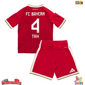 Bayern Munich Jonathan Tah #4 Replica Home Stadium Kit for Kids 2026-27 Short Sleeve (+ pants)